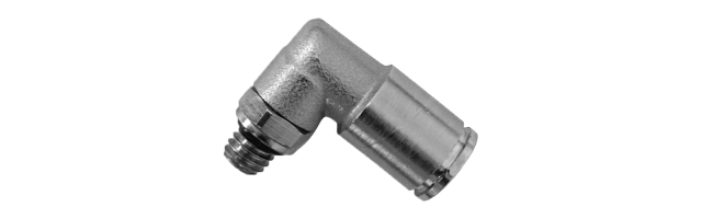 Schlauchanschluss ø 6mm gewinkelt Kunststoff Anschluss M10x1 